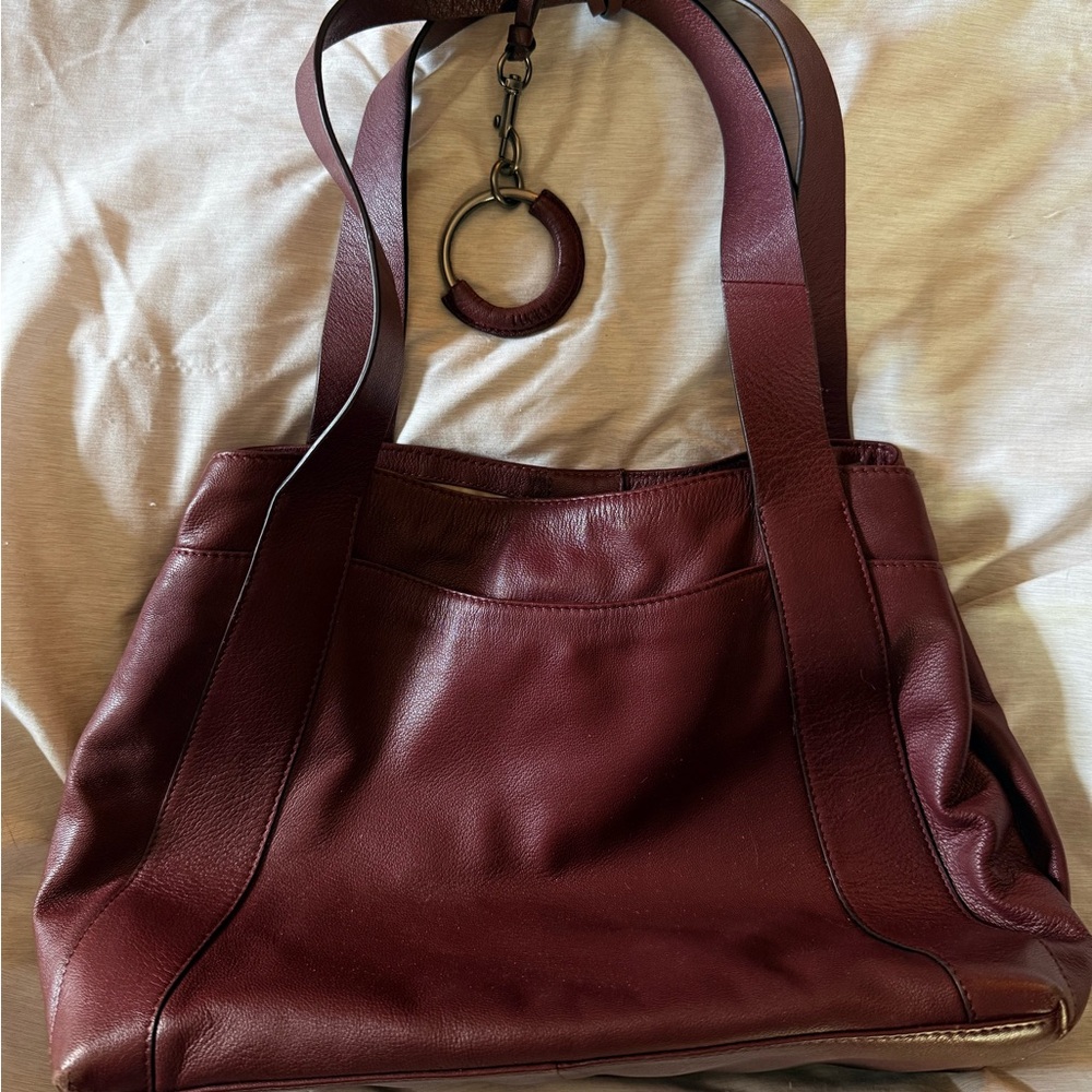 Lucky Brand Purple Leather Shoulder Bag - Picture 4 of 4